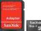 SANDISK microSDHC 16GB + adapter SD