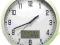 Zegar ścienny z progonozą pogody termohigrometr