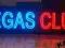 LED REKLAMA VEGAS CLUB DWUSTRONNA 260X100cm