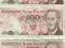 Zestaw 3 banknotów 100 zł 1986 i 1988 SS, TH, TN