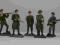 żołnierzyki 5szt  tworzywo  - WP Lenino