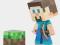 Minecraft Steve z kostką ziemi