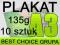 A3 PLAKATY x 10 sztuk 135 GRAM KREDA 24H A3 PLAKATY x 10 sztuk 135 GRAM KREDA 24H