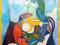 KUBIZM--- ART DECO @@@@@@@@@@@PORTRET! 50 X 60 CM!