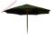 48137 DREWINIANY PARASOL OGRODOWY ZIELONY  3m