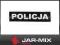 Naszywka IR POLICJA 100x25 czarno-biała Naszywka IR POLICJA 100x25 czarno-biała