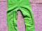 *MYNAH* zielone LEGGINSY 3/4 KORONKA