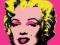 g2k..PINK MARILYN  .pop art. 60x60, akryl,płótno