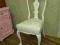 KRZESŁO LUDWIK SHABBY CHIC-ECRU SERIA PROVENCE