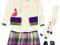 Gymboree KARDIGAN SWETEREK Stylish Corgi r.10-12 T