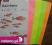 Papier kolorowy Rainbow 80g mix neon fluo 4x50A4