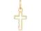 ZŁOTY 585 PROSTY DELIKATNY KRZYŻ KRZYŻYK 1,6x1,0cm