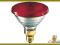 Promiennik żarówka kwoka lampa 175W Philips CZERW.