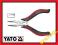 SZCZYPCE MINI WYDŁUŻONE WYGIĘTE 115MM YATO YT-2084