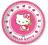 Talerzyki urodzinowe Hello kitty 20cm 4sz Urodziny