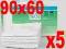 5szt 90x60 MEGA chłonne PODKŁADY hig Santex EXTRA