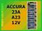 5 x bateria ACCURA 23A A23 MN21 LRV08 12V