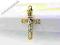 KRZYŻYK WISIOREK ZAWIESZKA ZŁOTO próba 333 PIĘKNY!