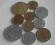 Zestaw monet zagranicznych 10 sztuk.