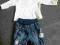 komplet spodnie i koszulka roz 56