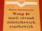 Wstęp do teorii równań różniczkowych Marcinkowska