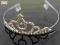 D32 tiara DIADEM srebrna KORONA JABLONEX wyprzedaż