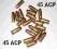 AMUNICJA NABÓJ 45 ACP 11,43mm x 23 mm PRODUCENT