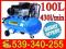 KOMPRESOR OLEJOWY SPRĘŻARKA 100L 230V 430L/MIN