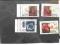 4 znaczki ZSRR 1968 /M3491-94 - seria, kongres