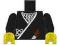 973px11c01 Black Torso Castle Ninja Wrap