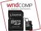 microSDHC Kingston 8GB SDC10/8GB CLASS10 +ADPTER
