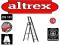 Drabiny drabina aluminiowa 4 stopniowa ALTREX