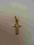 TANIEJ!!!   ZŁOTY  KRZYŻYK    P585  , 0,48GR