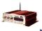 Wzmacniacz samochodowy 4x20W FM USB SD HY 3001 RED