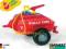 Rolly Toys Przyczepa cysterna Straż pożarna