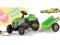 Rolly Toys Traktor na pedały Kid zielony Rolly Toys Traktor na pedały Kid zielony