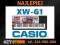 CASIO XW-G1 - 3 lata gwarancji + karta midi24