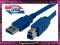 PN1 KABELEK EXCLUSIVE BLUE A/B MĘSKO-MĘSKI USB 3.0