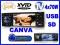 MEGA radio samochodowe CANVA 4,2 DIVX USB SD 4x70W