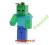 MINECRAFT Brelok ZOMBIE saszetka Poznań