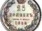 25 kopiejejk 1854 MW, Warszawa, st. 3+