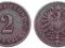 Niemcy - moneta - 2 Pfennig 1875 B