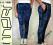 SPODNIE LEGGINSY MARMURKOWANE A'LA JEANS HIT r.146