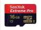 SANDISK MICRO SDHC 16GB EXTREME PRO Class 10