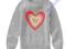 GYMBOREE sweterek sweter 8/10 Sequin Heart