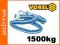 Linka holownicza elastyczna 1500 kg z hakiem 4,5m