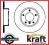 KRAFT TARCZE PRZÓD BMW 3 E36 316 318 286MM PEŁNE