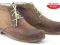 BUTY MĘSKIE 115 SZTYBLETY BRĄZ SKÓRA OCIEPLANE 40