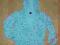 bluza z kapturem turkusowa   rozm. 10 lat