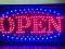 TABLICA  KOLOROWA OPEN LED DIOD REKLAMA SZYLD NEON
